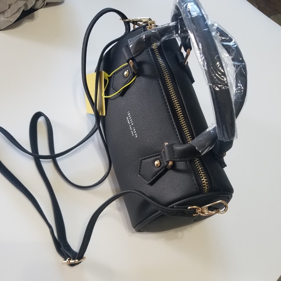 PIERRE LOUES TRENDY PU LEATHER CROSS BODY BAG - Picture 3 of 8